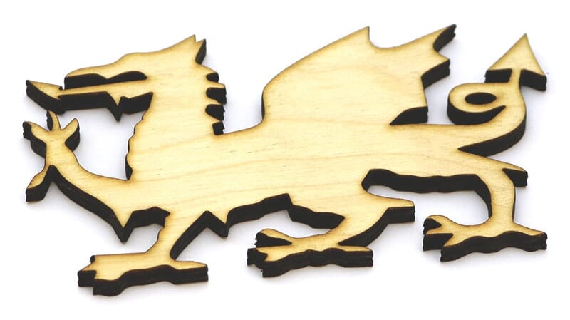 wooden dragon cut sml - Laserschneiden von Holz