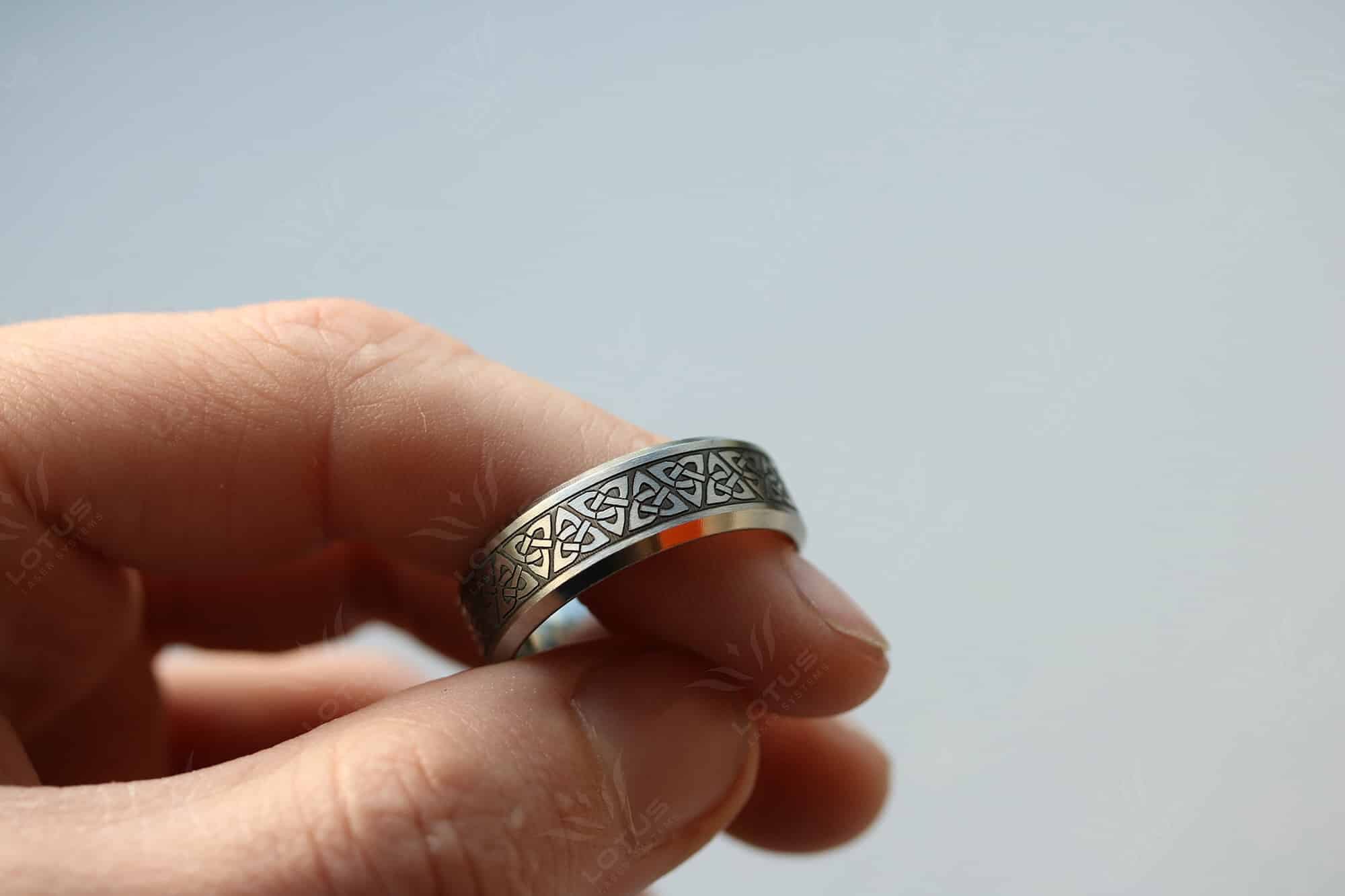 Laser Engraved Ring