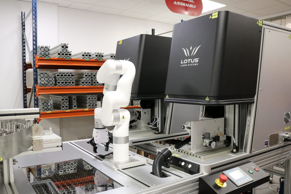 COBOT Laser Marking System AVT4 scaled.jpg?w=1020&h=680&scale - Lotus Laser Showcases Cutting-Edge Automated Cobot System